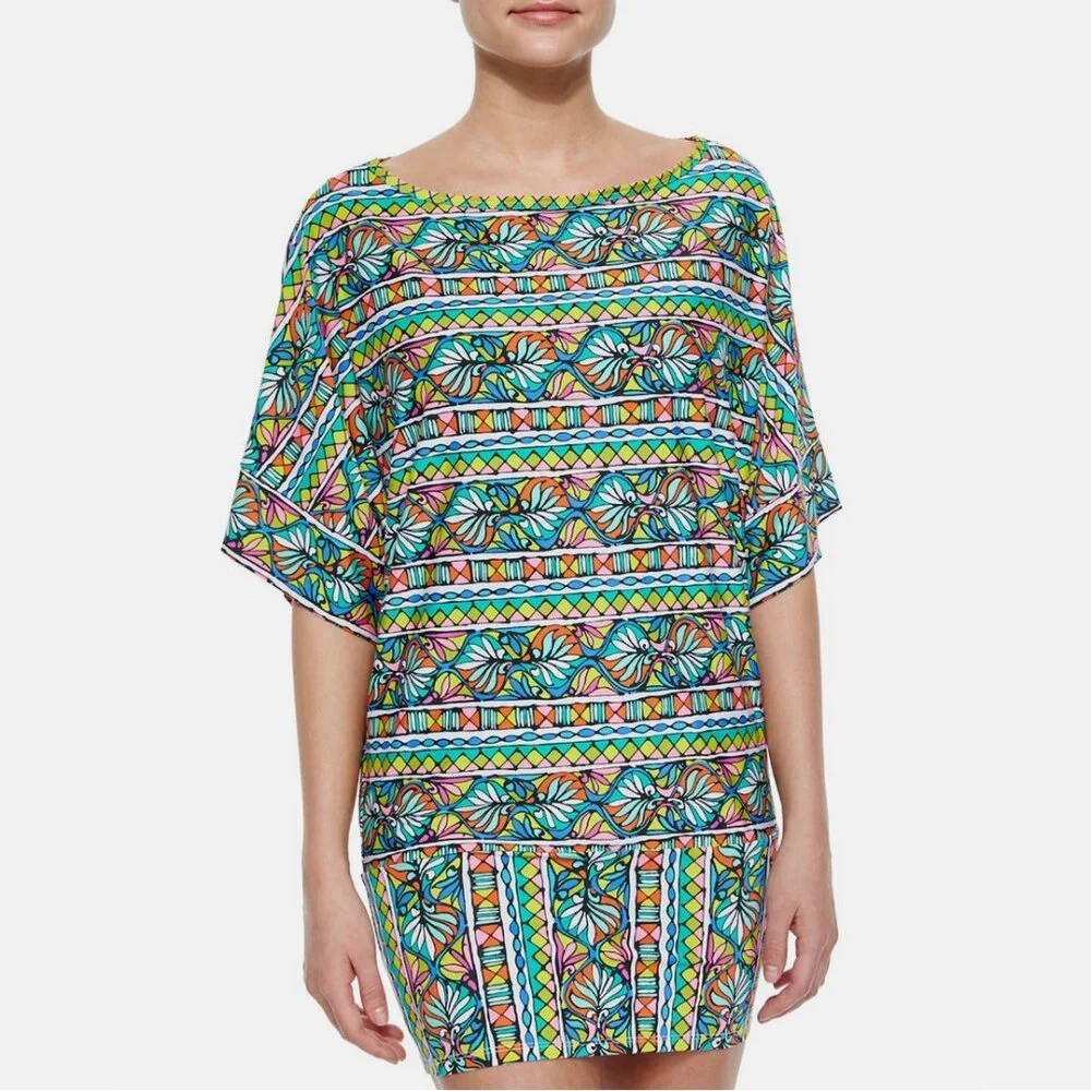 Trina Turk Bora Bora Tunic Cover Up Dress